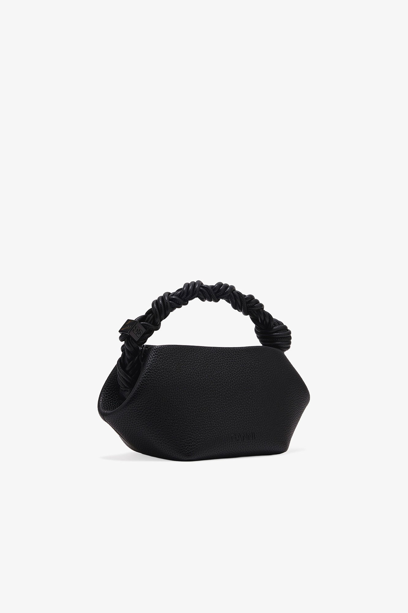 Ganni – Ganni Bou Bag Mini Grained – Black - Accessoires - GANNI-A6961-099-ONE SIZE