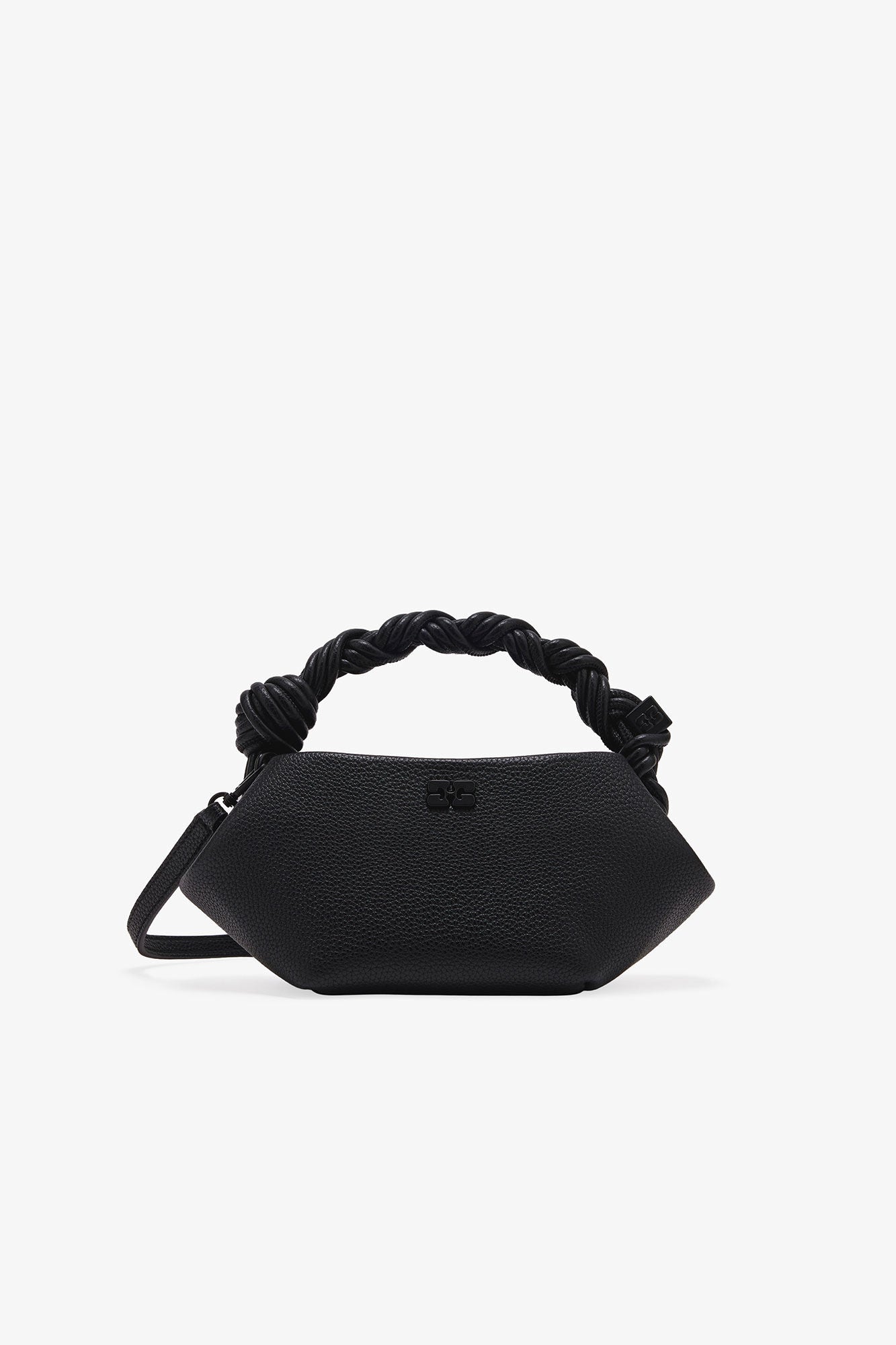 Ganni – Ganni Bou Bag Mini Grained – Black - Accessoires - GANNI-A6961-099-ONE SIZE