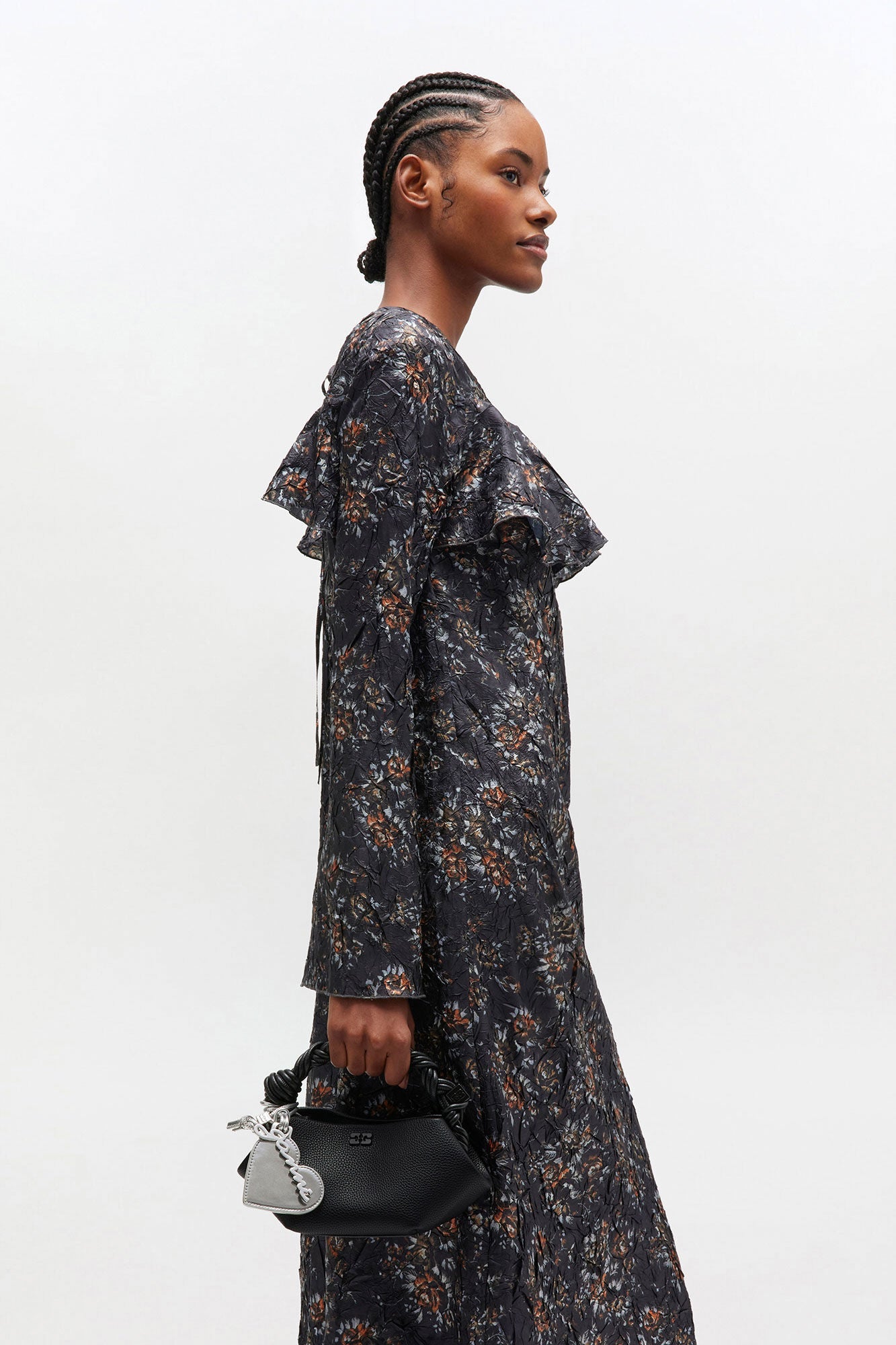 Ganni – Ganni Bou Bag Mini Grained – Black - Accessoires - GANNI-A6961-099-ONE SIZE