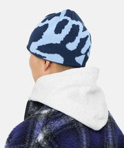 Gramicci - Burly Runningman Beanie - Splatter Blue - Accessoires - G4FA - 073