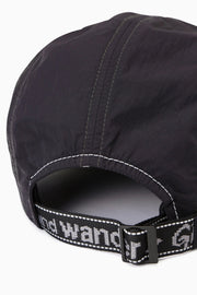 Gramicci X AND Wander - Patchwork Wind Cap - Black-Casquette-GAC4-S3011