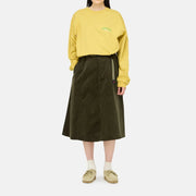 Gramicci - Paneled Midi Skirt - Olive Green - Jupes et Pantalons - G4FW - SK062