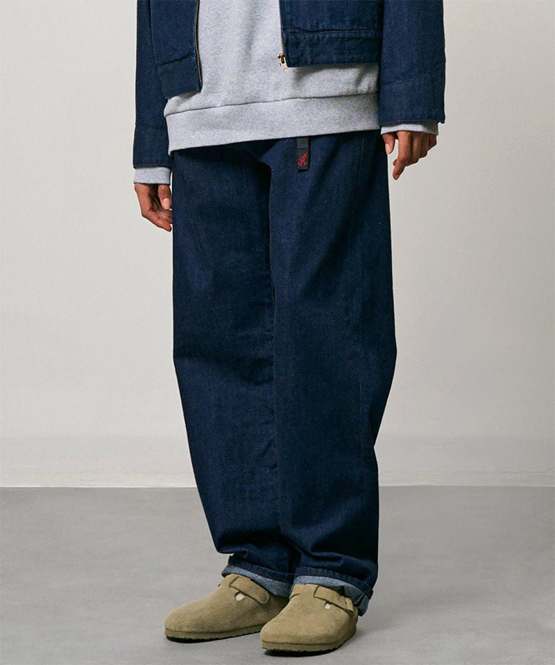 Gramicci - Japanese 5-Pocket Denim Pant - Rinsed Indigo-Pants and Shorts-G6FM-P030-RDIN-M