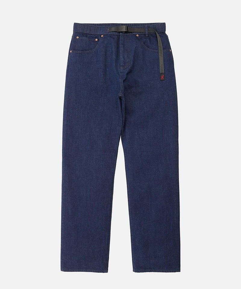 Gramicci - Japanese 5-Pocket Denim Pant - Rinsed Indigo-Pantalons et Shorts-G6FM-P030-RDIN-M