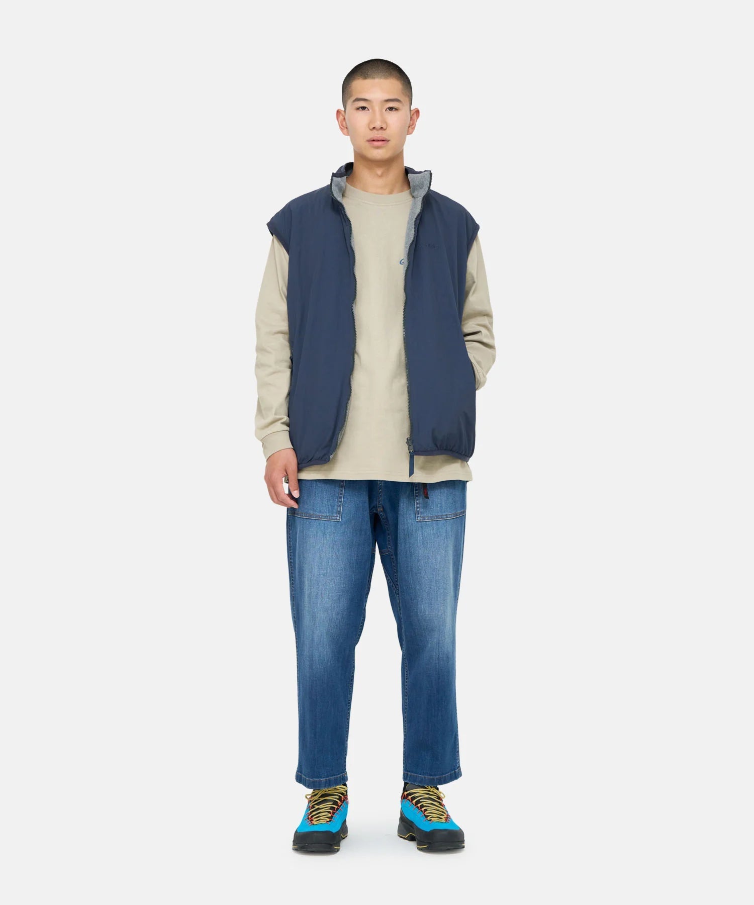 Gramicci - Stretch Denim Loose Tapered Pant - Dark Used - Pantalons et Shorts - G5SU - P082