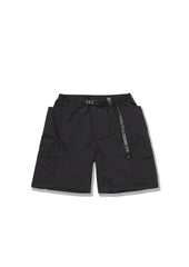 Gramicci X AND Wander - Patchwork Wind Short - Black-Pantalons et Shorts-GUP4-S3003-M