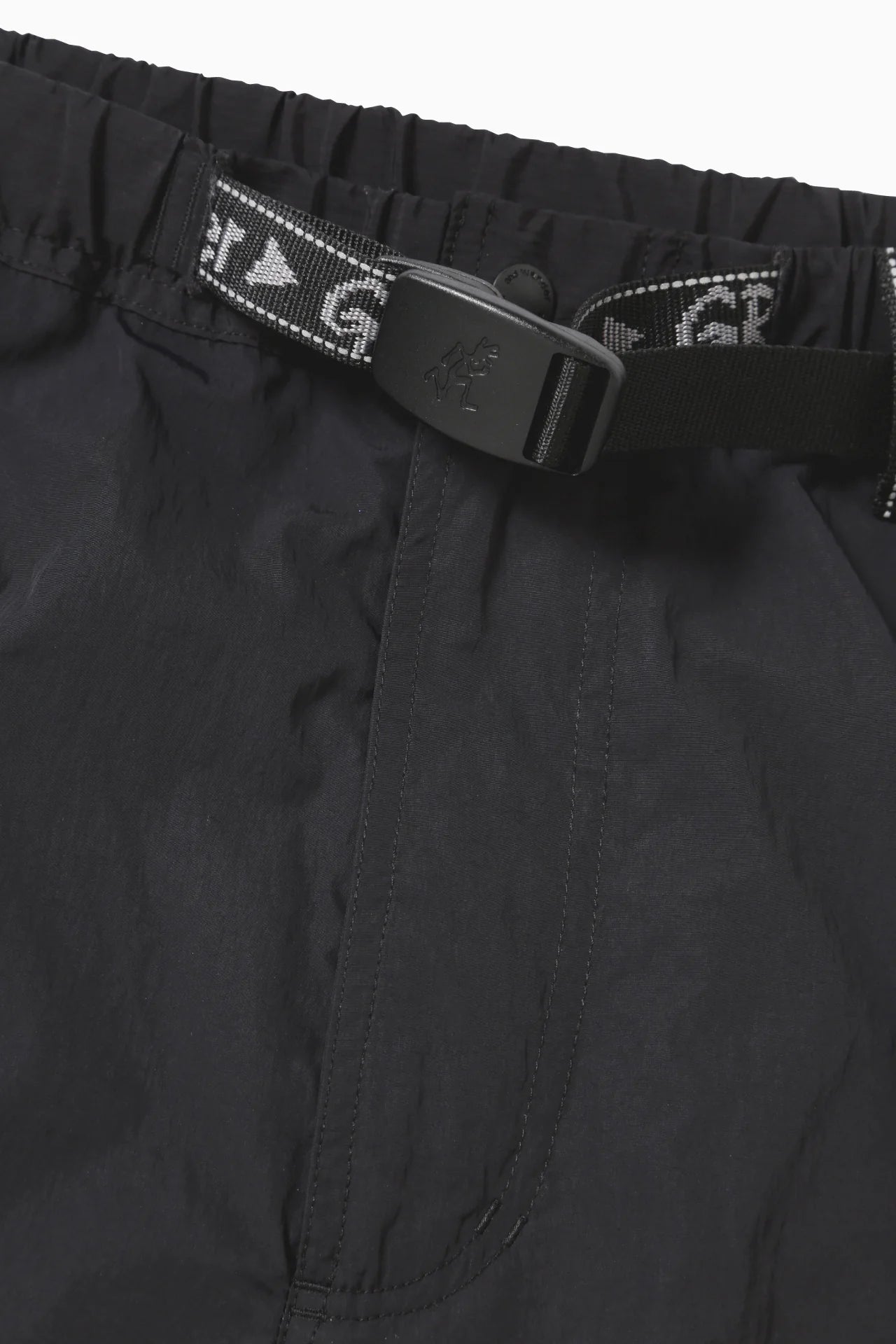 Gramicci X AND Wander - Patchwork Wind Short - Black-Pantalons et Shorts-GUP4-S3003-M