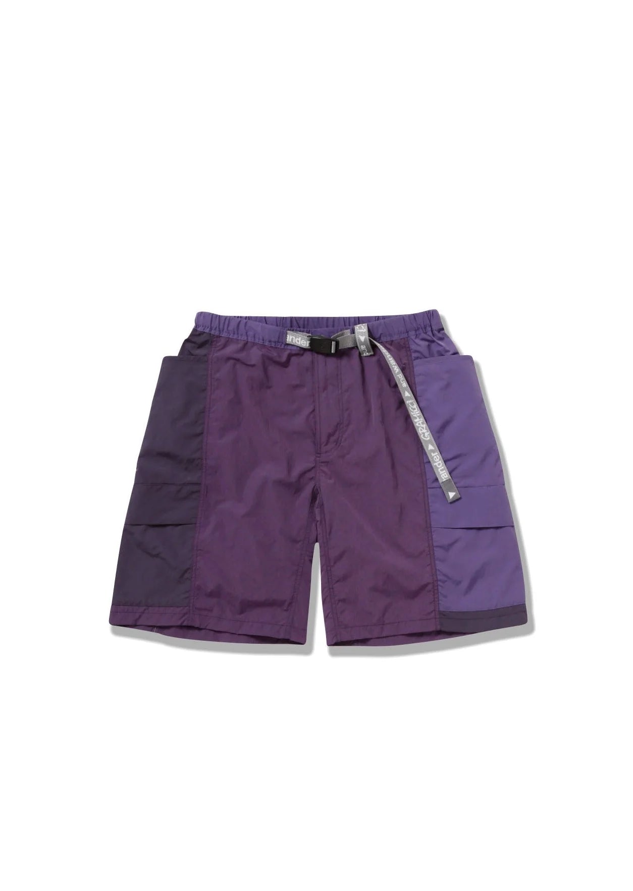 Gramicci X AND Wander - Patchwork Wind Short - Multi Purple-Pantalons et Shorts-GUP4-S3003-M