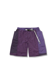 Gramicci X AND Wander - Patchwork Wind Short - Multi Purple-Pantalons et Shorts-GUP4-S3003-M