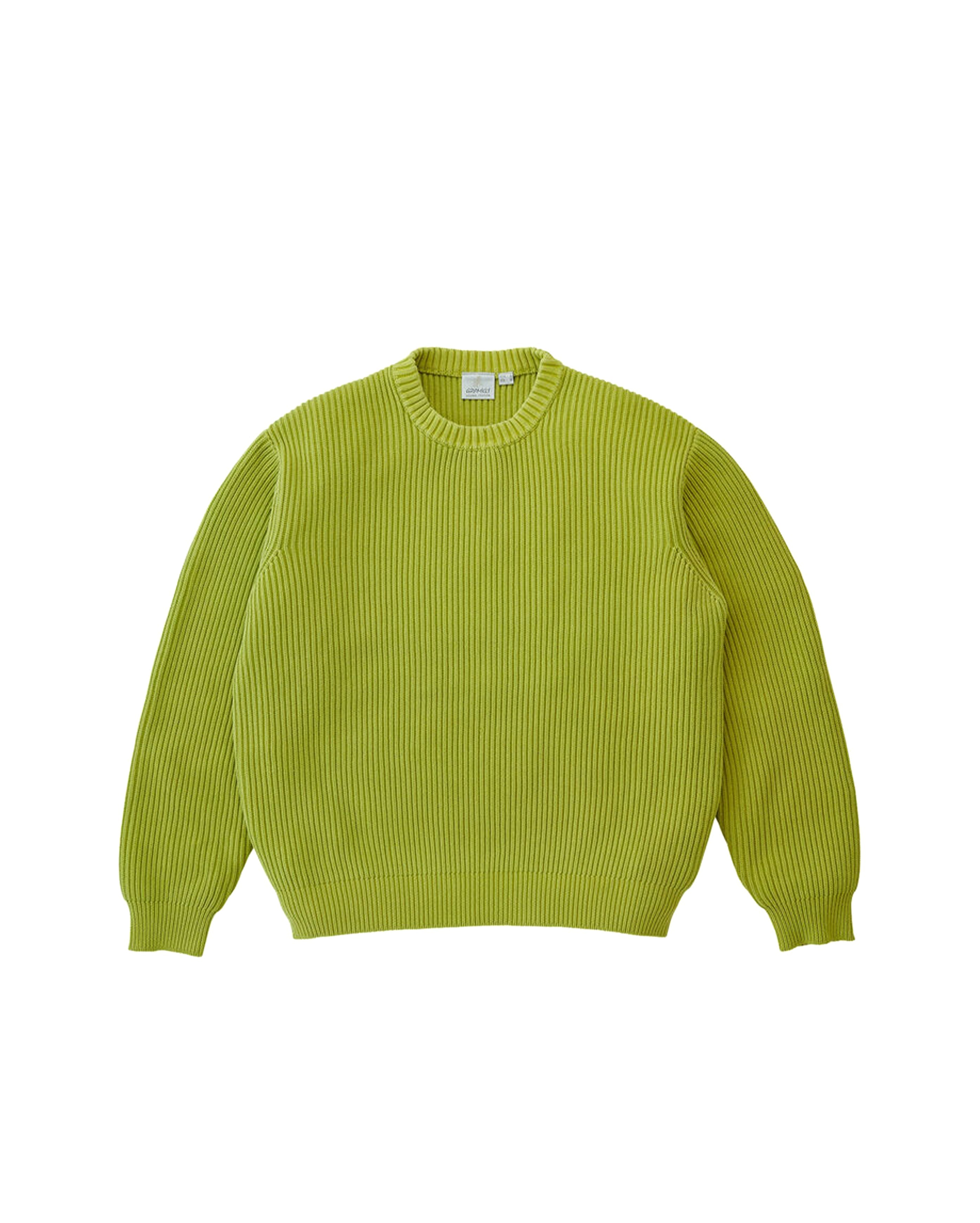 Gramicci – Cotton Knit Sweater – Mist Green - Pulls et Sweats - G5FU-J023-MIST GREEN-M