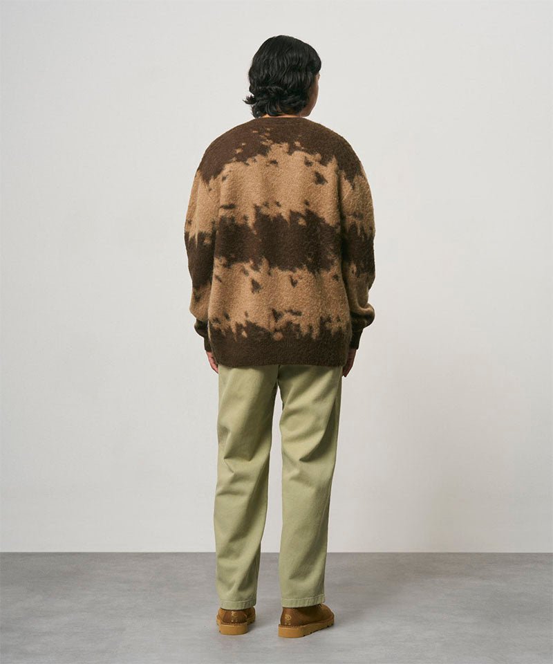 Gramicci - Mohair Splatter Cardigan - Taupe Speckle-Knitwear and Sweatshirts-G6FM-J038-TPSP-M