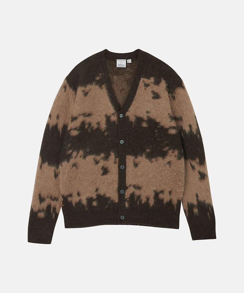 Gramicci - Mohair Splatter Cardigan - Taupe Speckle-Pulls et Sweats-G6FM-J038-TPSP-M