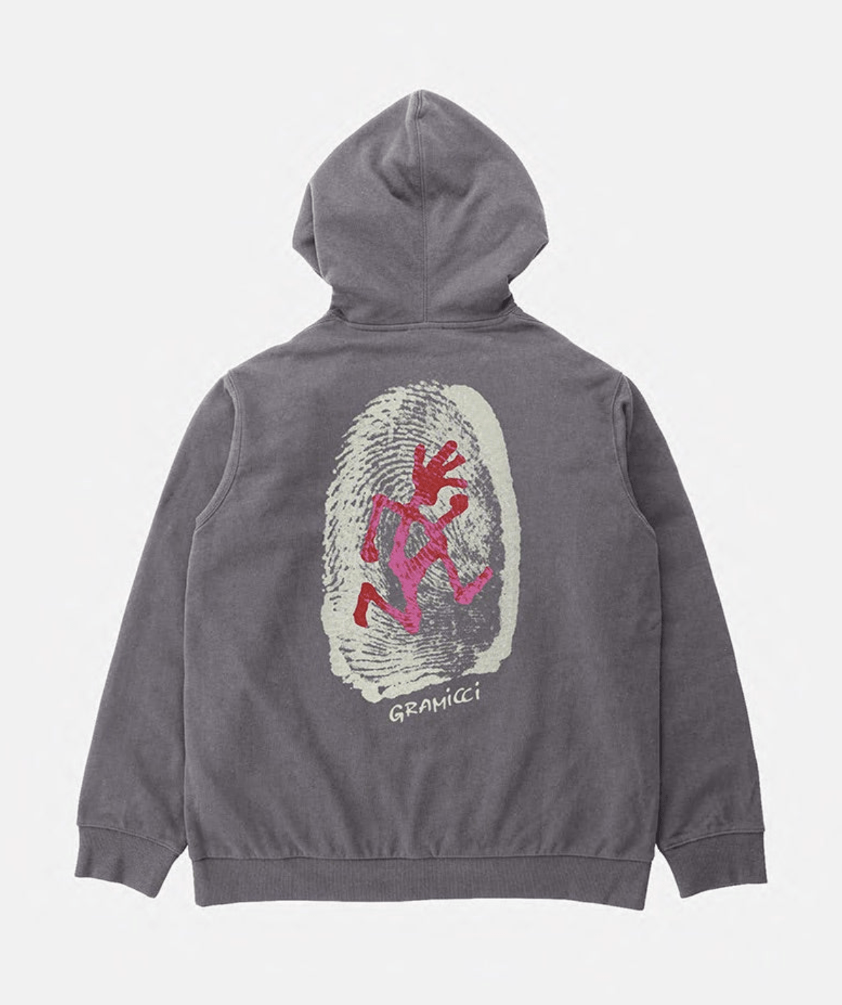 Gramicci - Thumbprint Hooded Sweatshirt - Charcoal - Pulls et Sweats - G5SU - J109