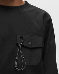 Gramicci X AND Wander - Print Sweatshirt - Black-Pulls et Sweats-GUJ4-S3004