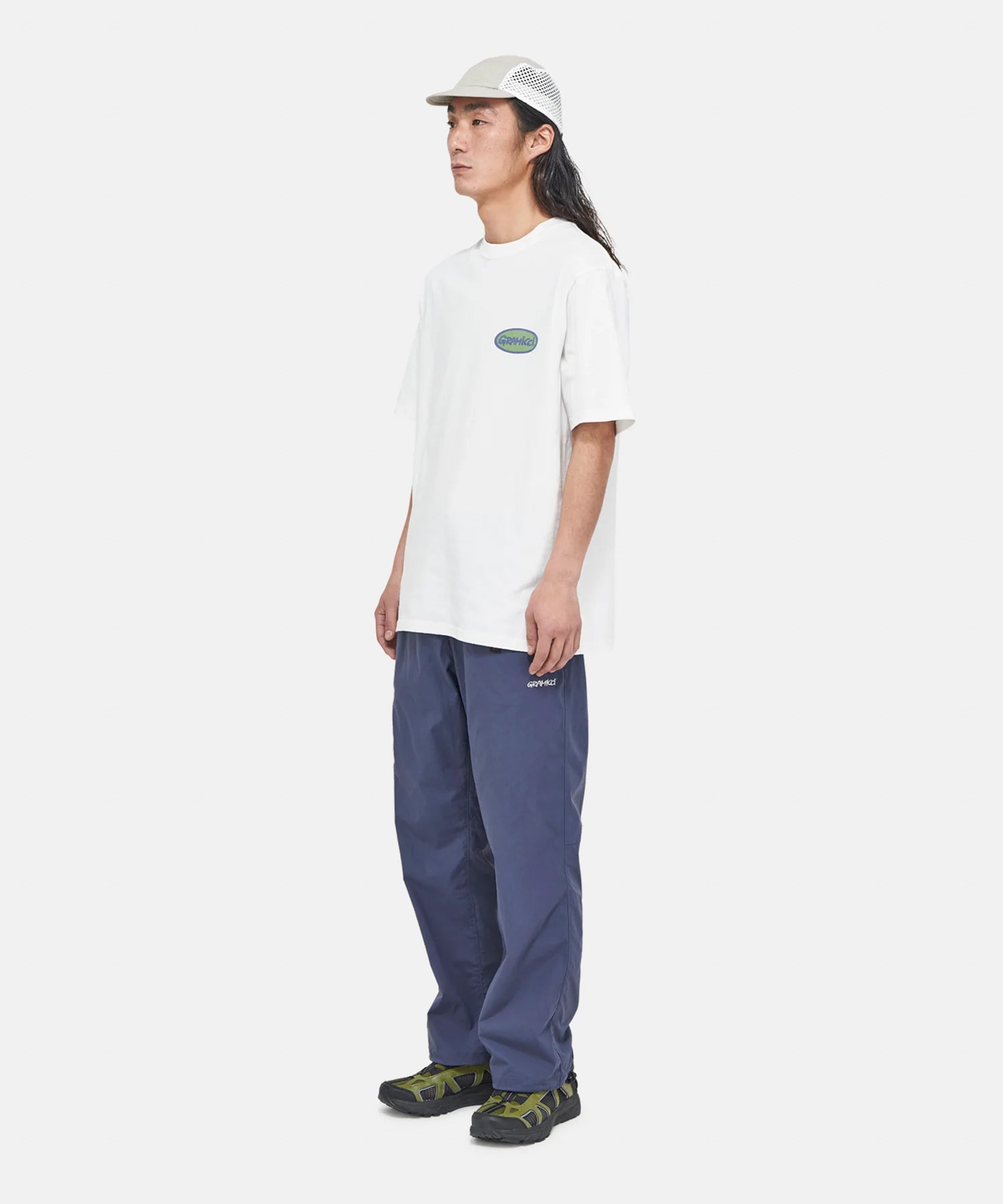 Gramicci - Gramicci Oval Tee - White-T-shirt-G4SU-T077