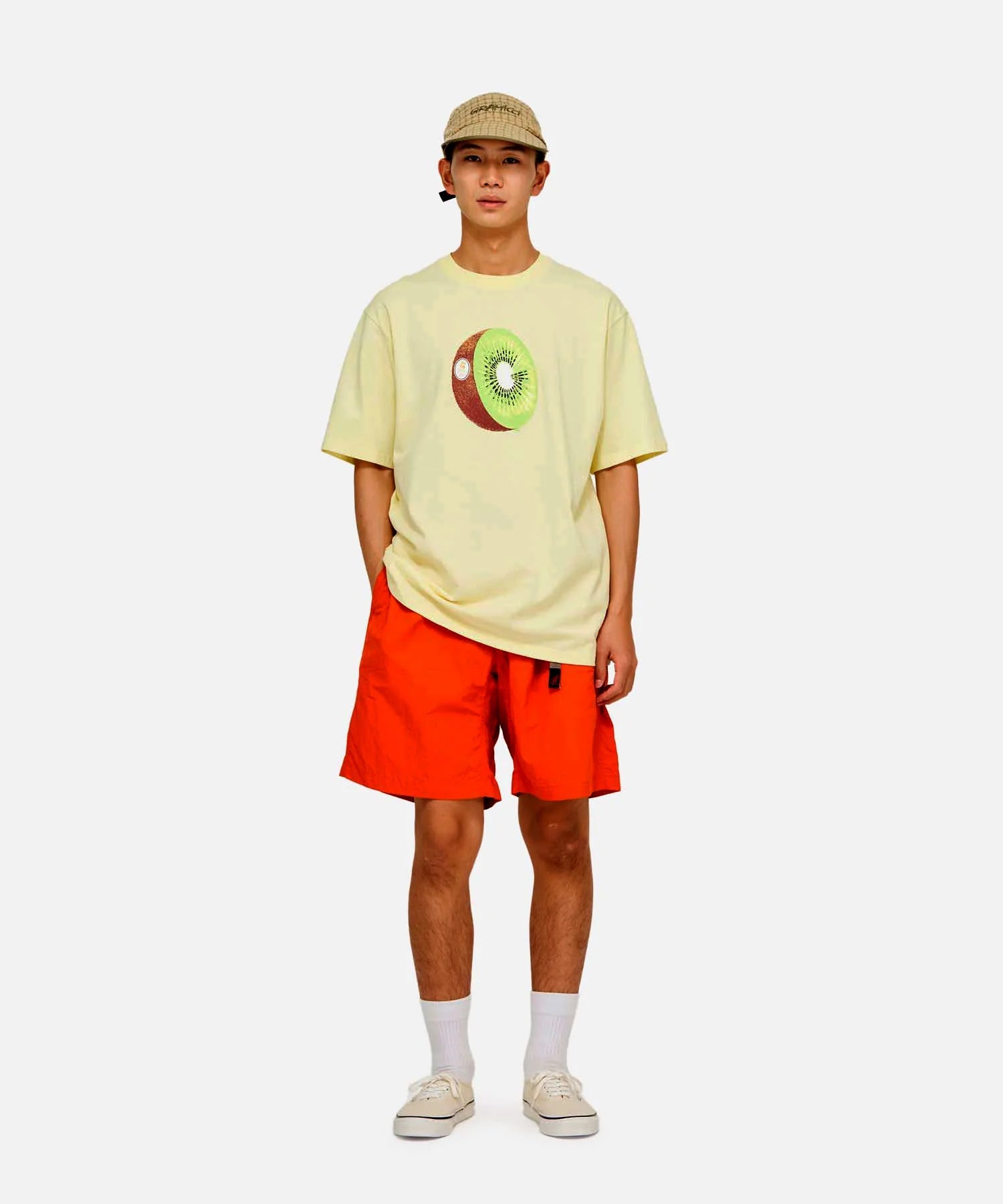 Gramicci - Kiwi Tee - Lemon - T-shirt - G5SU - T169
