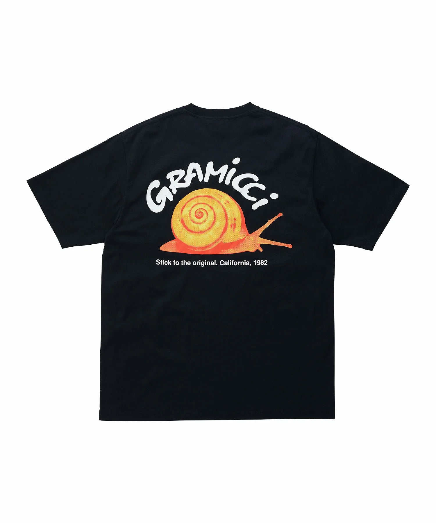 Gramicci - Snail Tee - Vintage Black - T-shirt - G5SU - T162
