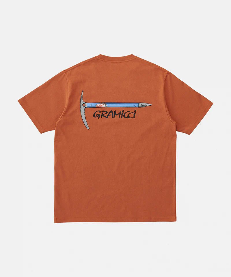 Gramicci – Ice Axe Tee – Burnt Orange - T-shirts - G5FU-T083-BURNT ORANGE-M