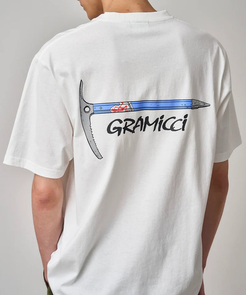 Gramicci – Ice Axe Tee – White - T-shirts - G5FU-T083-WHITE-M