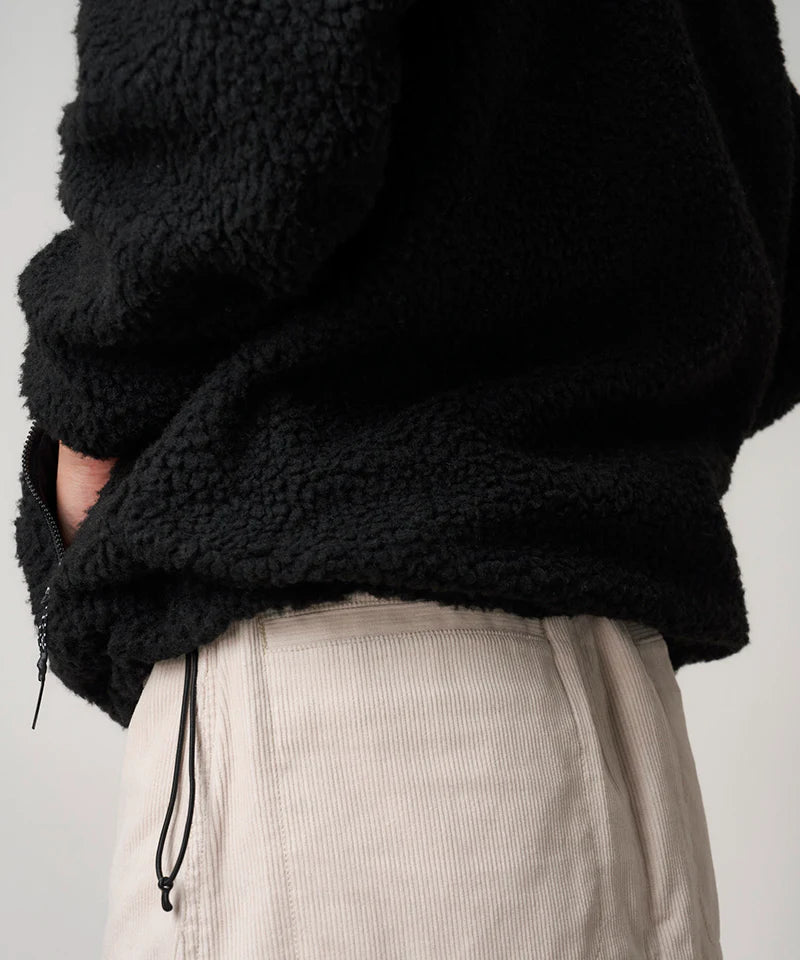 Gramicci – Reversible Sherpa Jacket – Charcoal Black - Vestes et Manteaux - G5FU-J014-CHARCOAL / BLACK-M