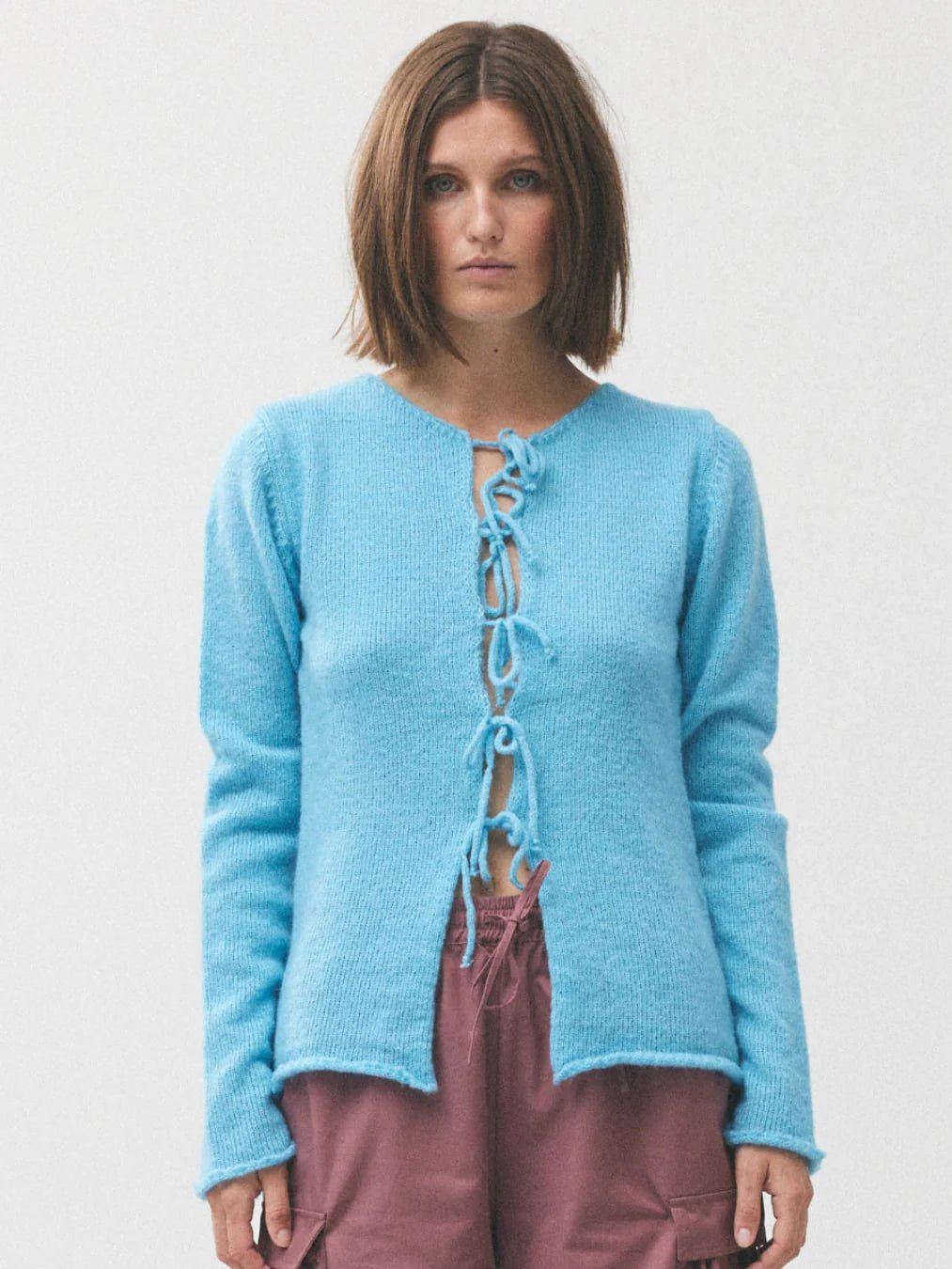 HOSBJERG - Olivia Blouse - Cyan Blue-Jean-2531