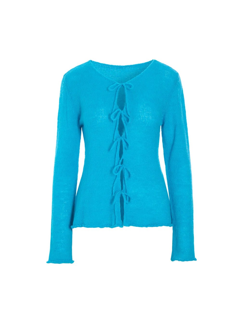 HOSBJERG - Olivia Blouse - Cyan Blue-Jean-2531