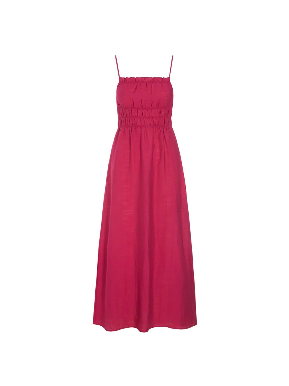 HOSBJERG - Ora Dress - Sangria-Skirt-2544