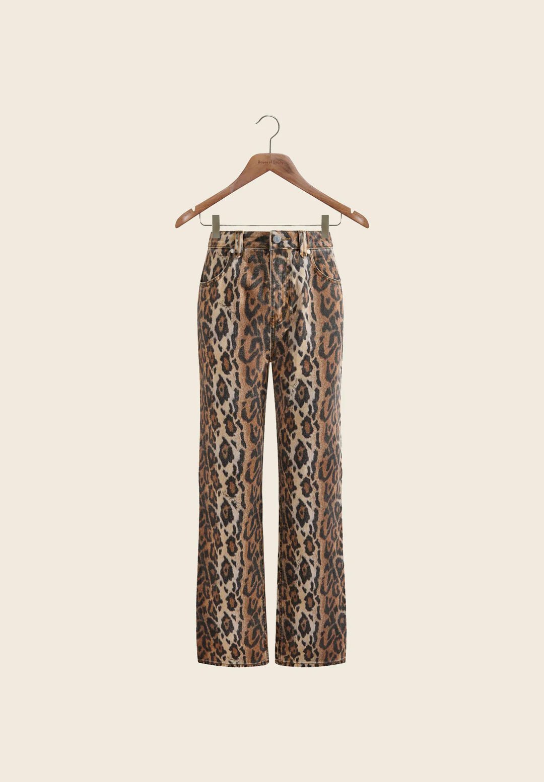 House Of Sunny - Leopard Jessie Denim - Multi - Jupes et Pantalons - VOL2621