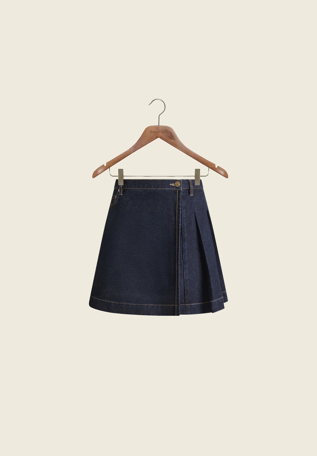 House Of Sunny - Pleat Skirt - Indigo - Jupes et Pantalons - VOL25144