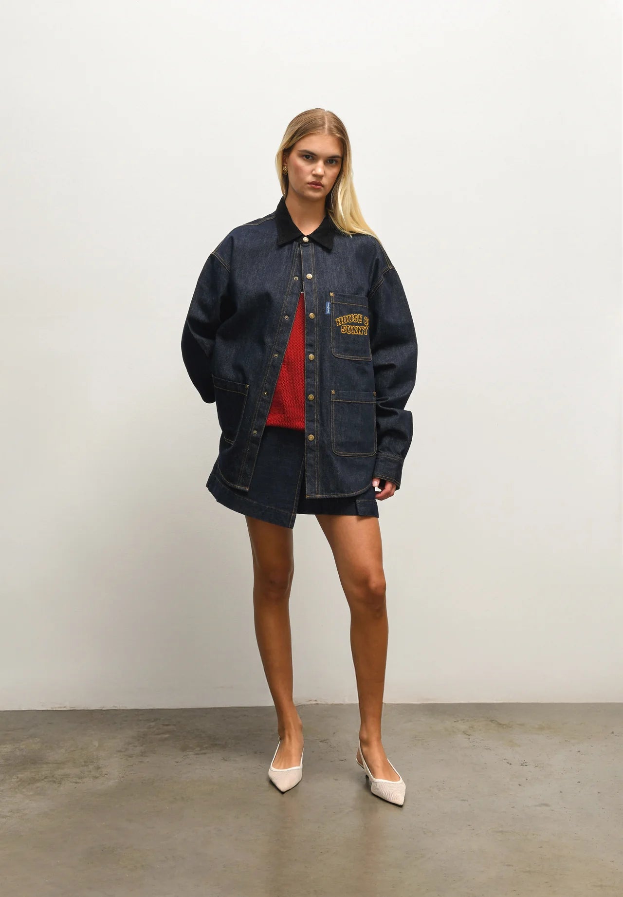 House Of Sunny - Pleat Skirt - Indigo - Jupes et Pantalons - VOL25144