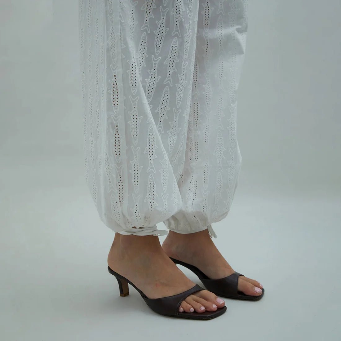 House Of Sunny - Sea Breeze Pant - Ivory-Jupes et Pantalons-