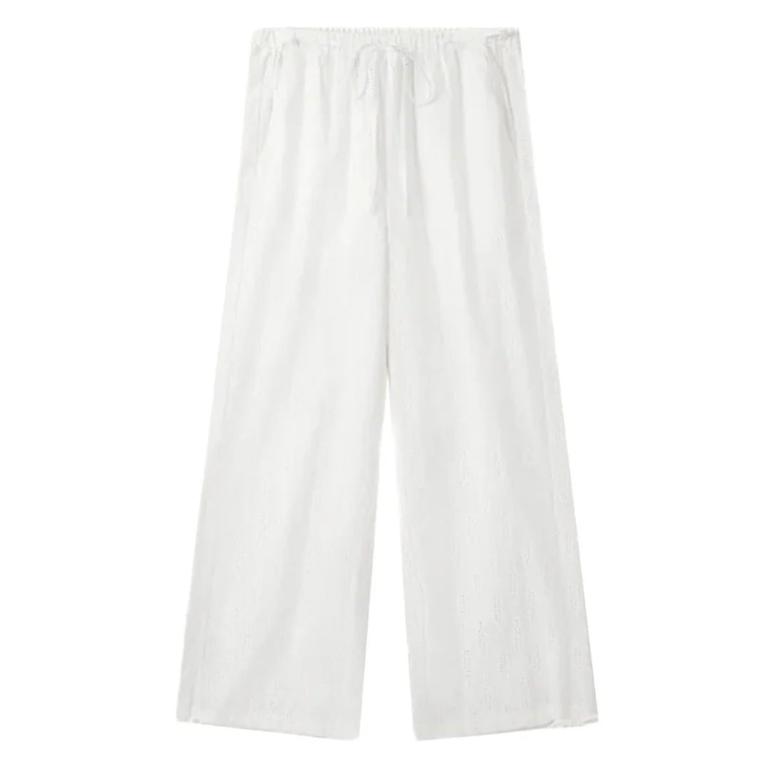 House Of Sunny - Sea Breeze Pant - Ivory-Jupes et Pantalons-