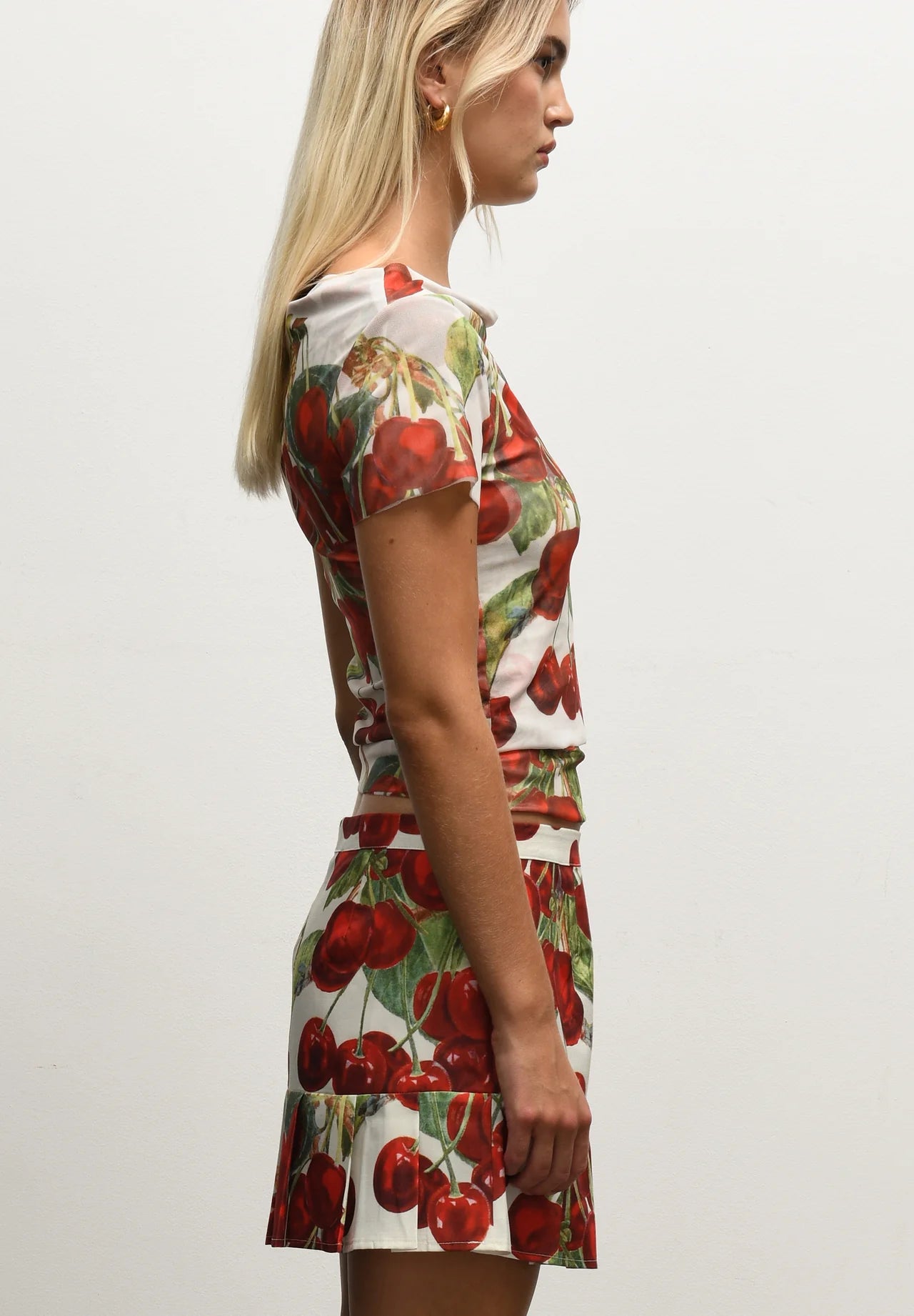 House Of Sunny - The Cherry Pleat Skirt - Multi - Jupes et Pantalons - VOL25189