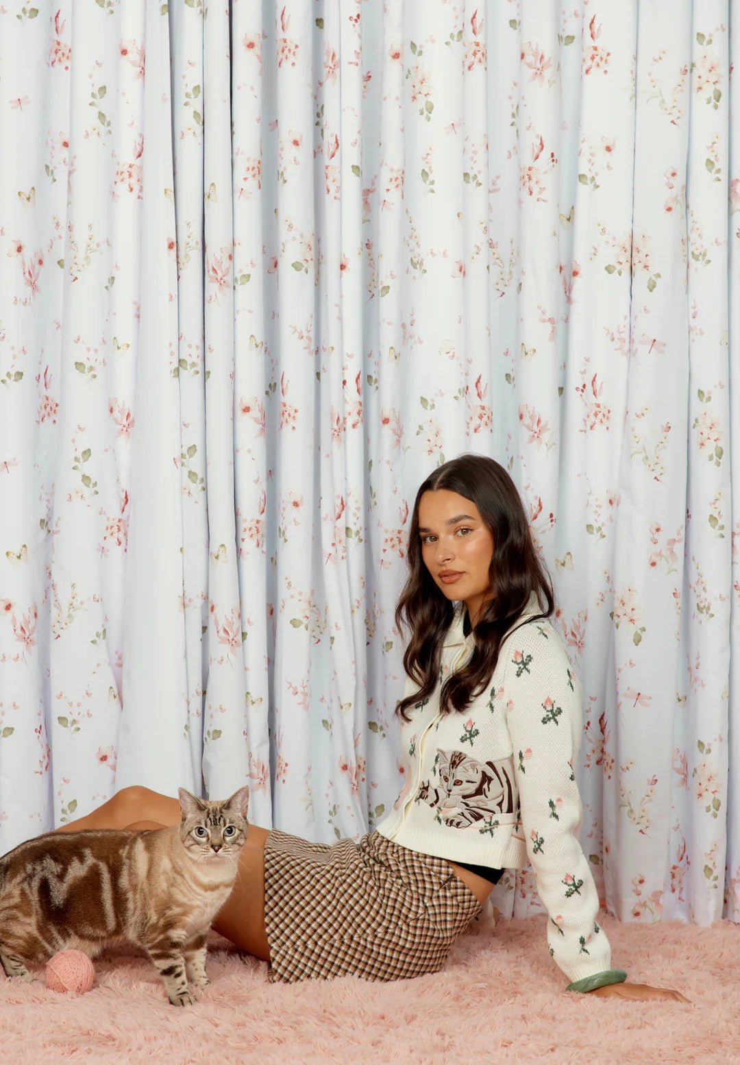 House Of Sunny - Time to Play Cardigan - Milk - Pulls et Sweats - VOL2688