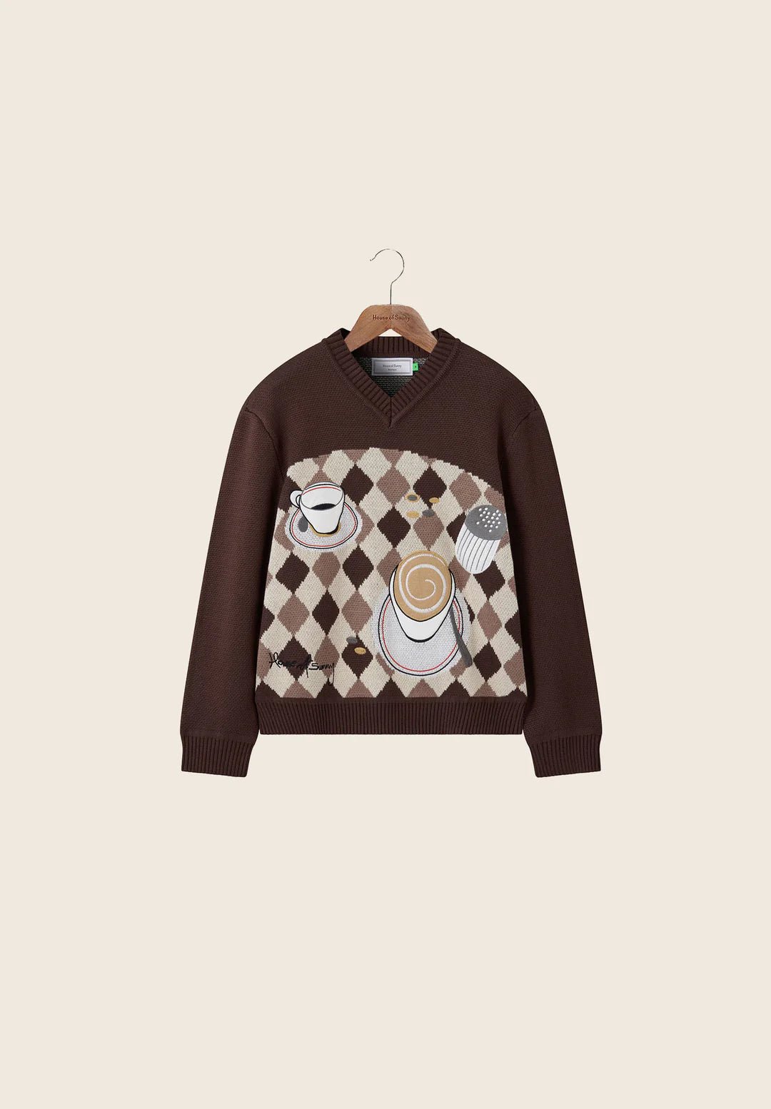 House Of Sunny - VOL2705 Daily Grind Knit Sweater - Espresso Brown - Pulls et Sweats - VOL2705