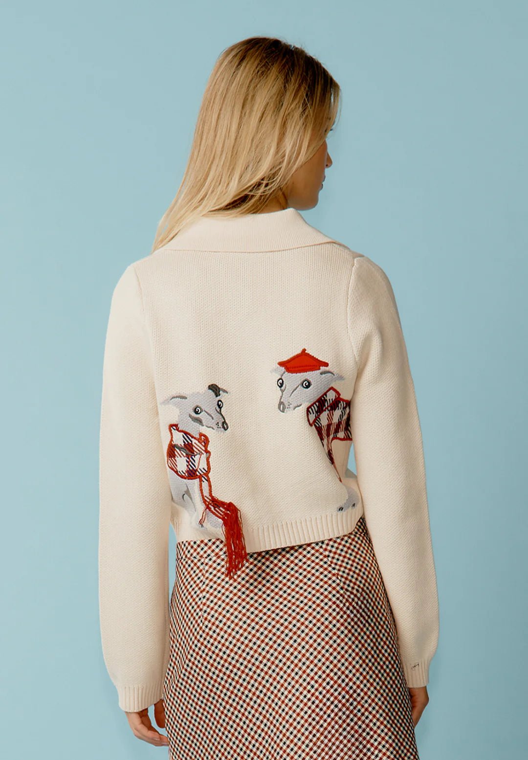 House Of Sunny - Whippet Tripper Cardigan - Off White - Pulls et Sweats - VOL2667