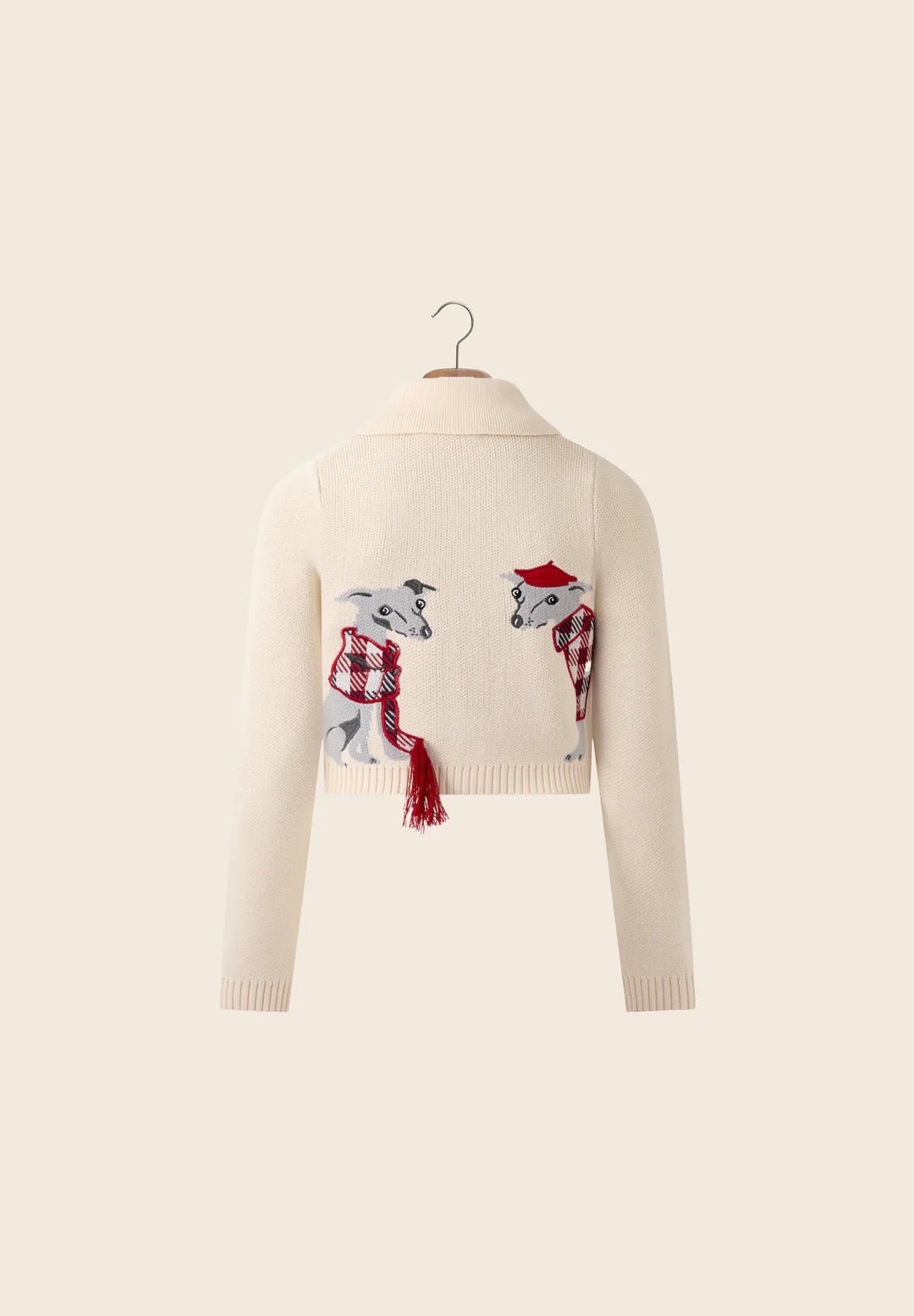 House Of Sunny - Whippet Tripper Cardigan - Off White - Pulls et Sweats - VOL2667