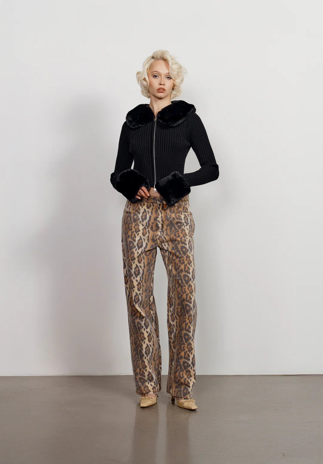 House Of Sunny - Peggy Cardigan - Black - Vestes et Manteaux - VOL2656