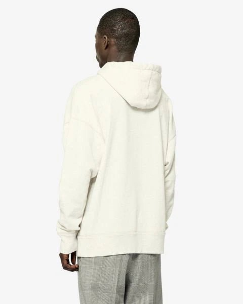 Isabel Marant - Miley Sweatshirt - Ecru/grey - Pulls et Sweats - SW0027HA-B1M18H