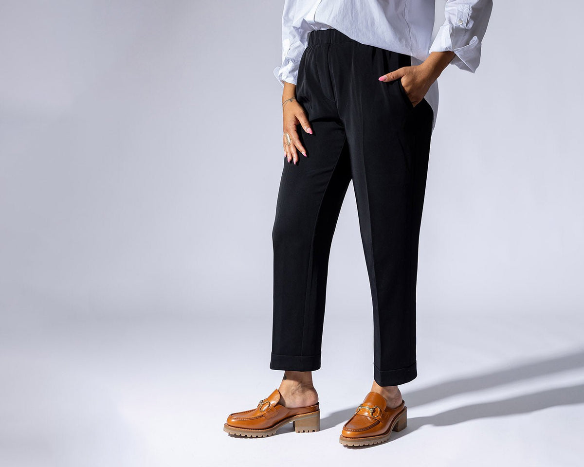 JF Clarin Deauville mule gold – indossata