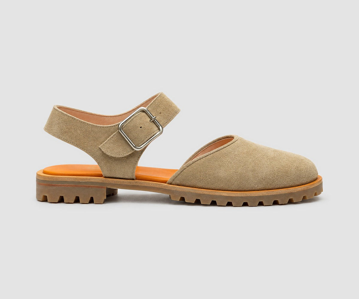 JF Clarin – Sandale Biarritz – Velours sable-Chaussures-BIA2402