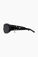 Justine Clenquet - Lunettes De Soleil Jenny - Black - Accessoires - 