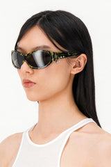 Justine Clenquet - Lunettes De Soleil Jenny - Camo Tortoise - Accessoires - 