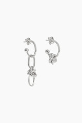 Justine Clenquet - Boucles d'Oreilles Daria - Silver - Bijoux - 