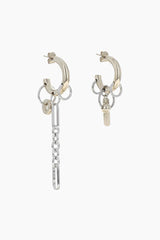 Justine Clenquet - Boucles d'Oreilles Iris - Gold & Palladium - Bijoux - 