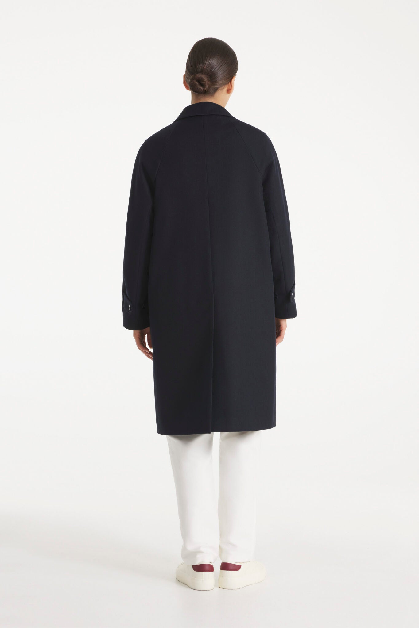 Le Mont Saint Michel – Magic - Wool Trench – Navy - Vestes et Manteaux - 14294WM-38