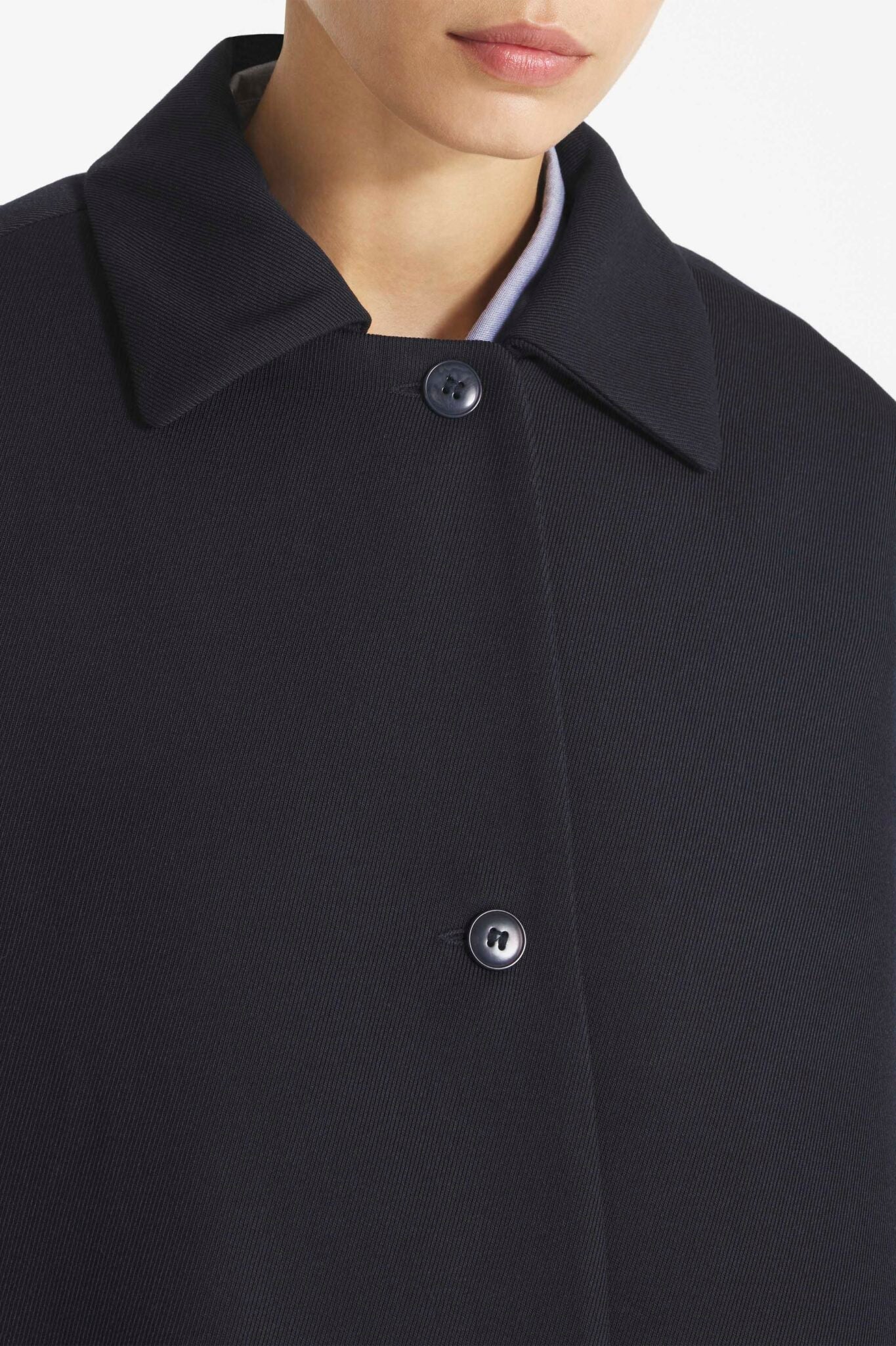 Le Mont Saint Michel – Magic - Wool Trench – Navy - Vestes et Manteaux - 14294WM-38