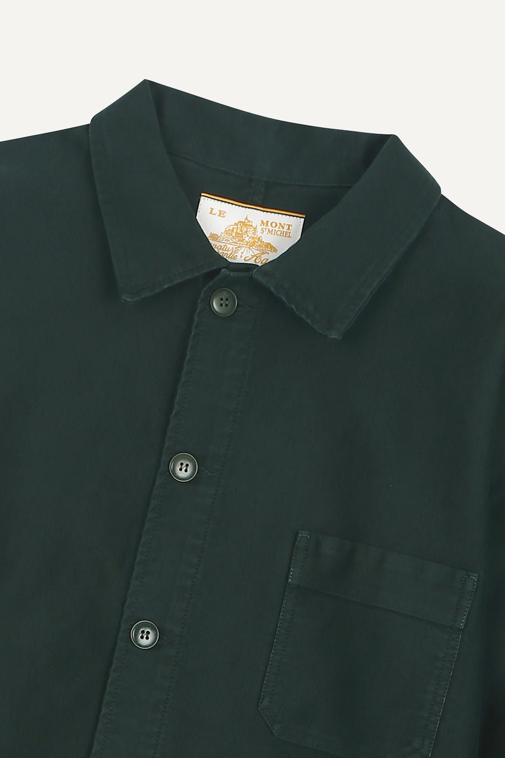 Le Mont Saint Michel – Moleskin Work Jacket - Forest - Vestes et Manteaux - 00112MV