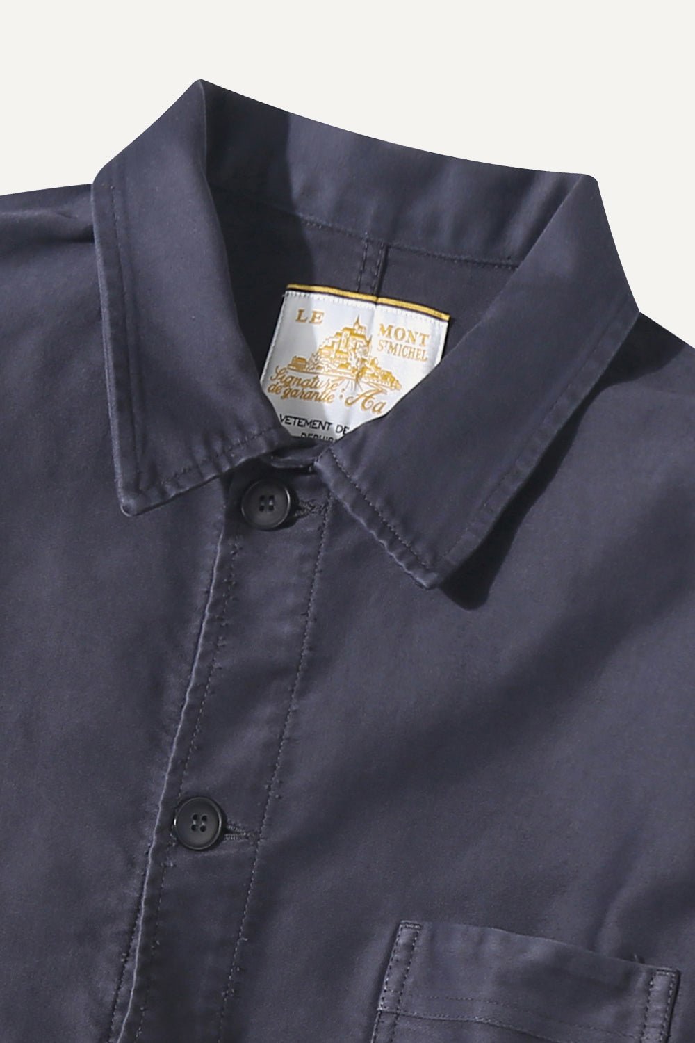 Le Mont Saint Michel – Moleskin Work Jacket - Graphite - Vestes et Manteaux - 00112MV