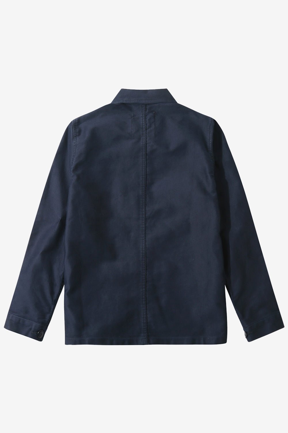 Le Mont Saint Michel – Women Moleskin Work Jacket - Navy - Vestes et Manteaux - 00112MV